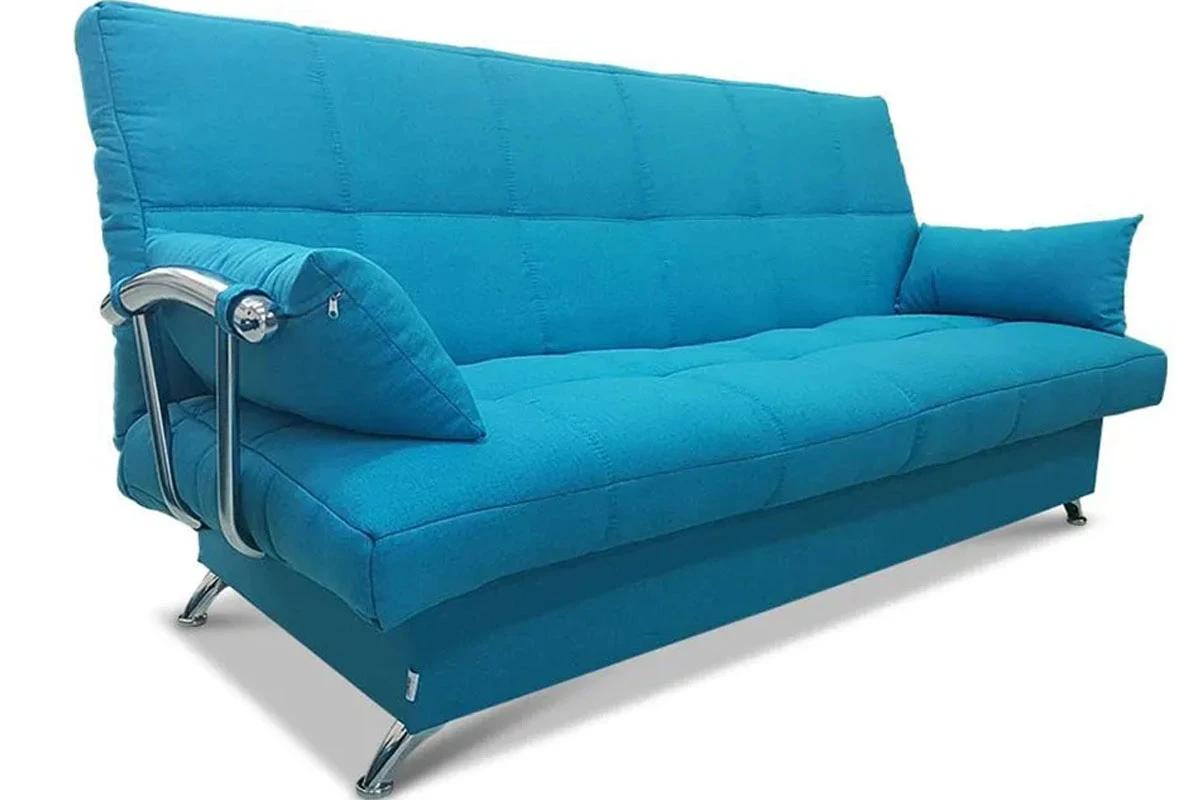 Диван-кровать Финка с хром. бок. "Регина-45.2" Lovely 30 Морская Волна