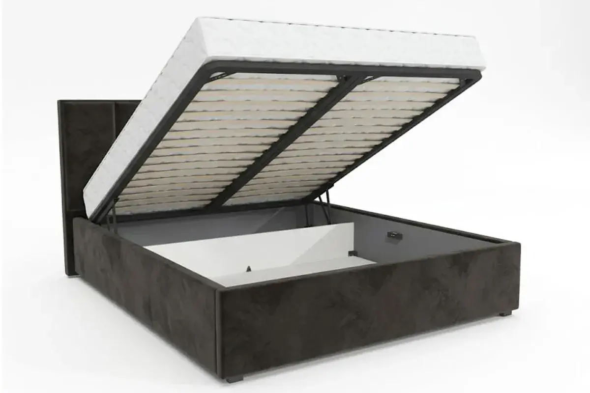 Кровать Монтана-1 с ПМ 160х200 (Luma 11) 2 кат.