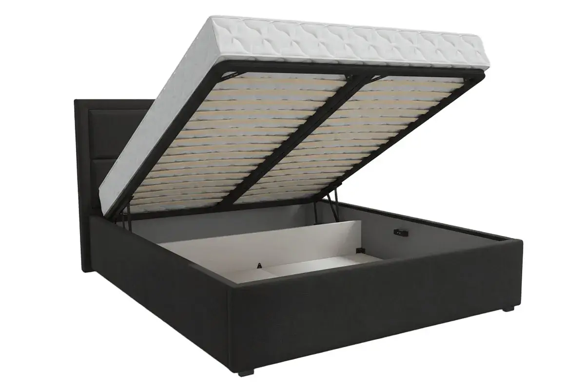 Кровать Квадро-1 с ПМ 160х200 (Тедди 20) 5 кат.