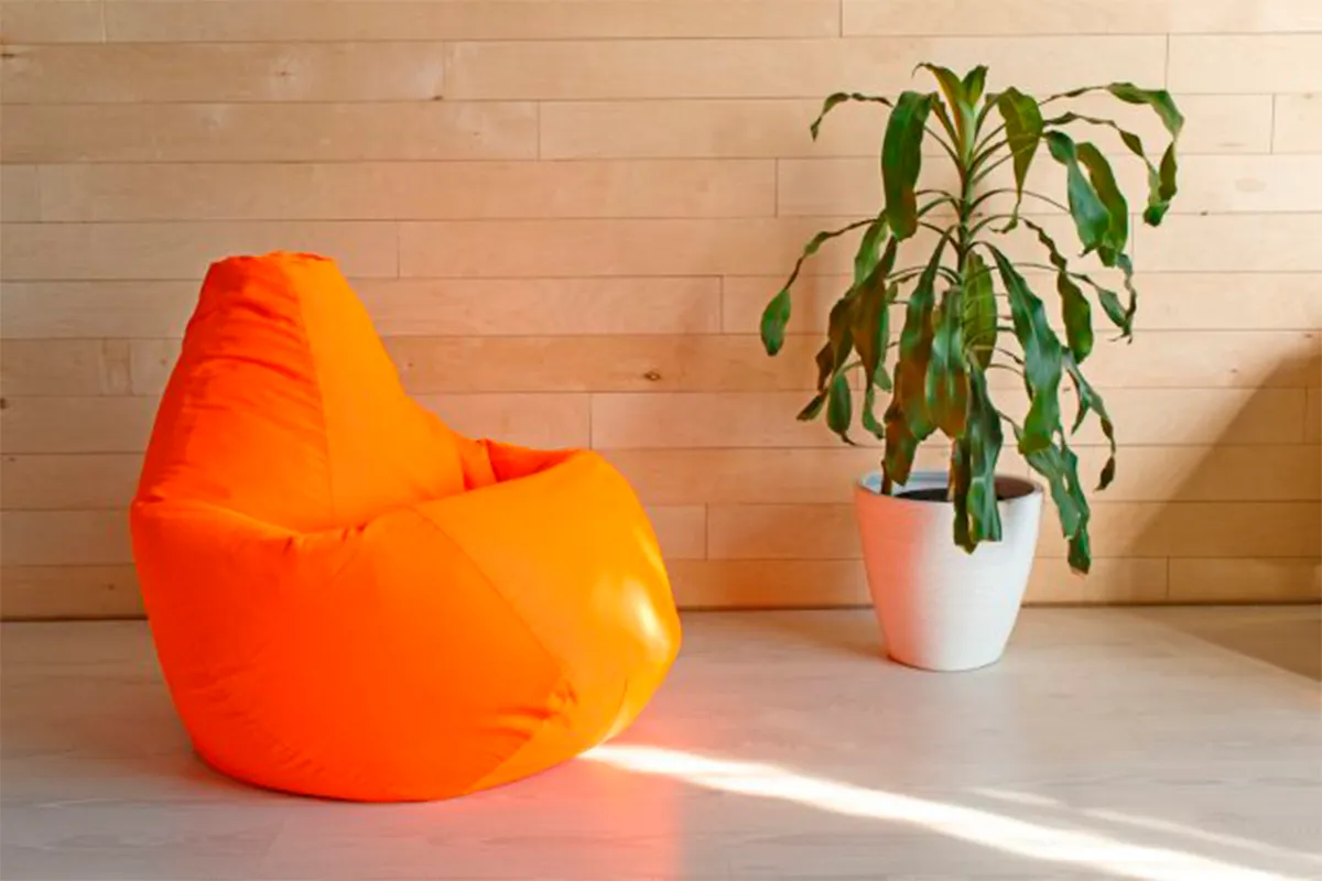 Кресло Мешок Груша (Фьюжн / Оранжевый) 3XL