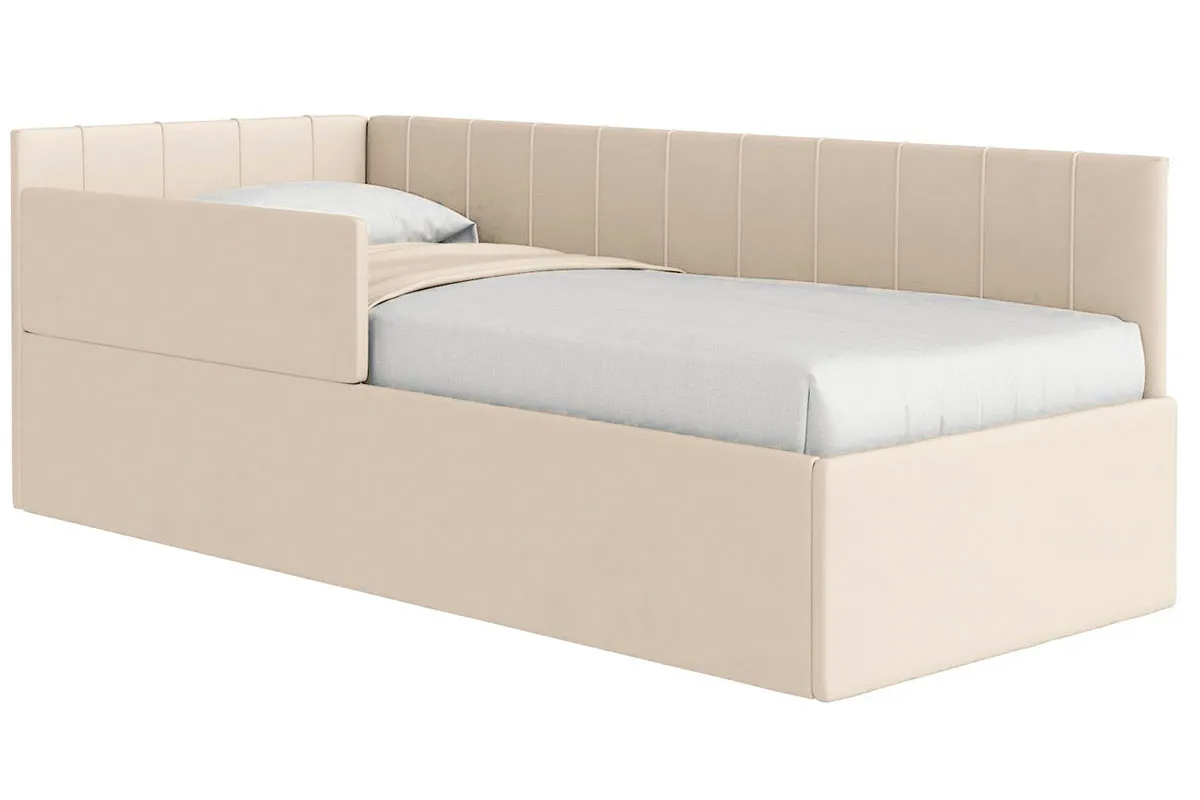 Кровать Мика с ПМ 80х200 универсальная Newtone Light BEIGE