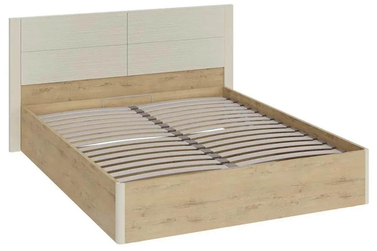 Кровать Николь с ПМ 160х200 (Бунратти / Фон Бежевый)