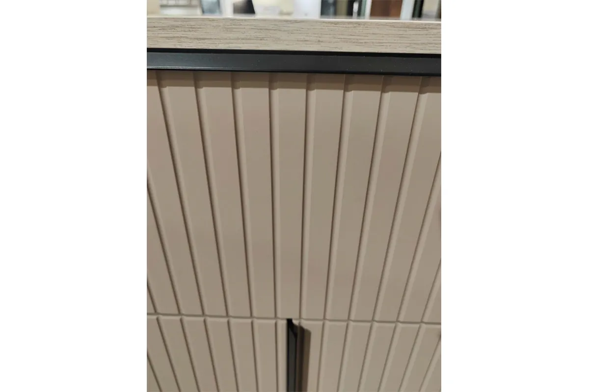 Тумба для обуви Астория 11 с ящиком (Дуб кастелло серый / Грей софт)