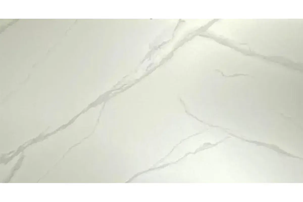 Стол обеденный Комильфо Мини (Керамика YB9020023B Matte Белый мрамор / МДФ черный кварц / Черный)