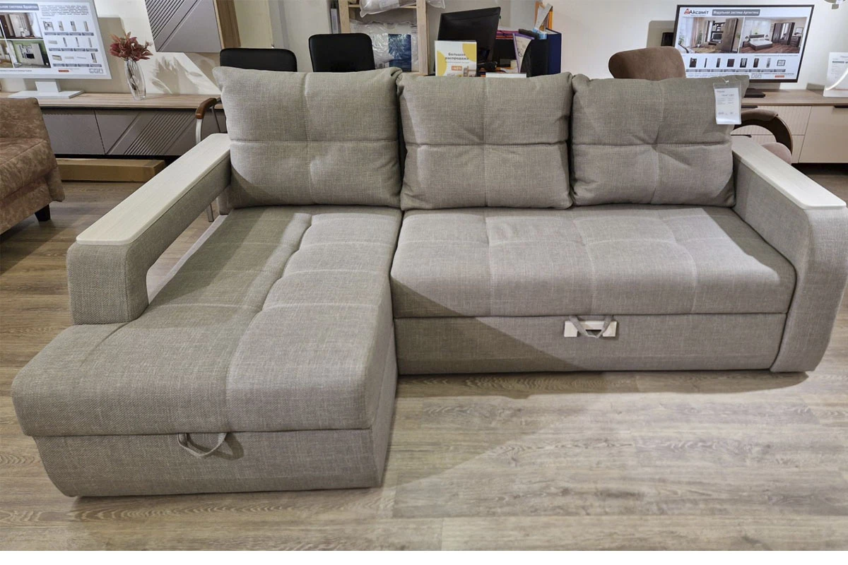 Угловой диван Лотос 2 ДКУ Florida Cappuccino