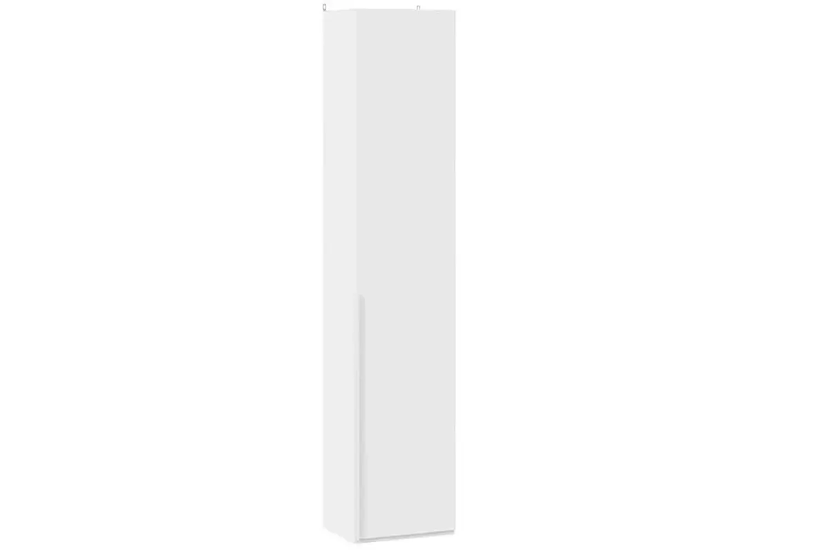 Шкаф для белья Порто СМ-393.07.211 (366) (Белый жемчуг/Белый софт)