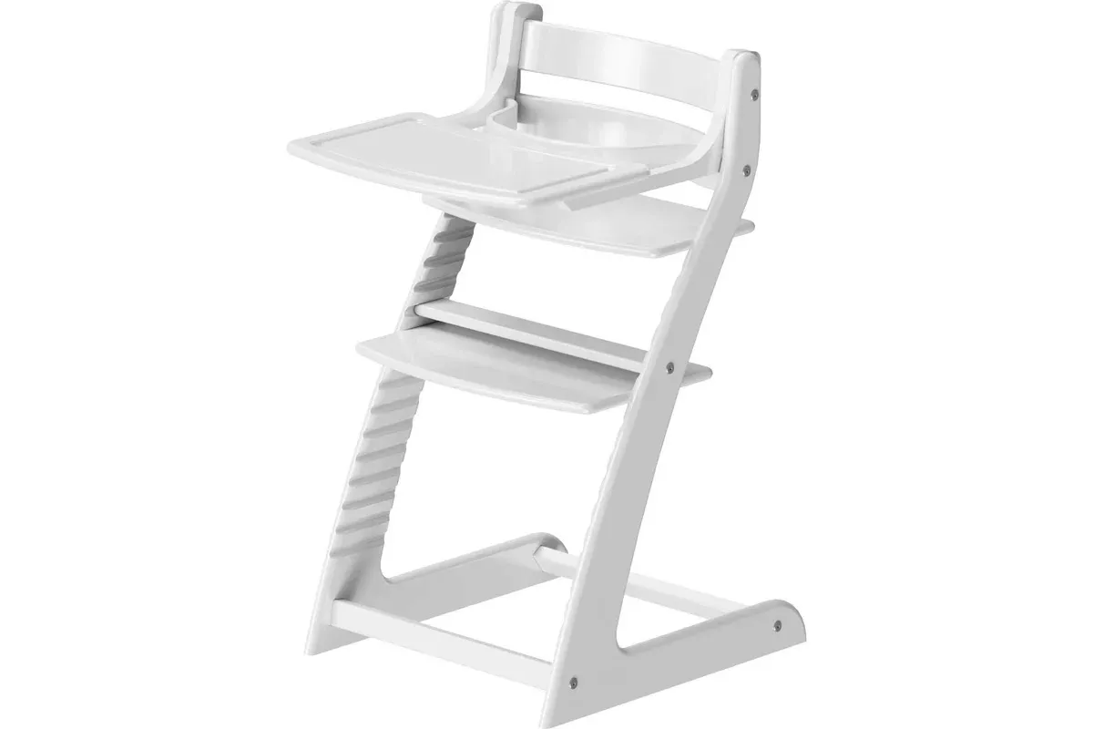 Стул детский HAPPY BABY Белый (Каркас/Сиденье/Подставка для ног/Столик/Пояс)