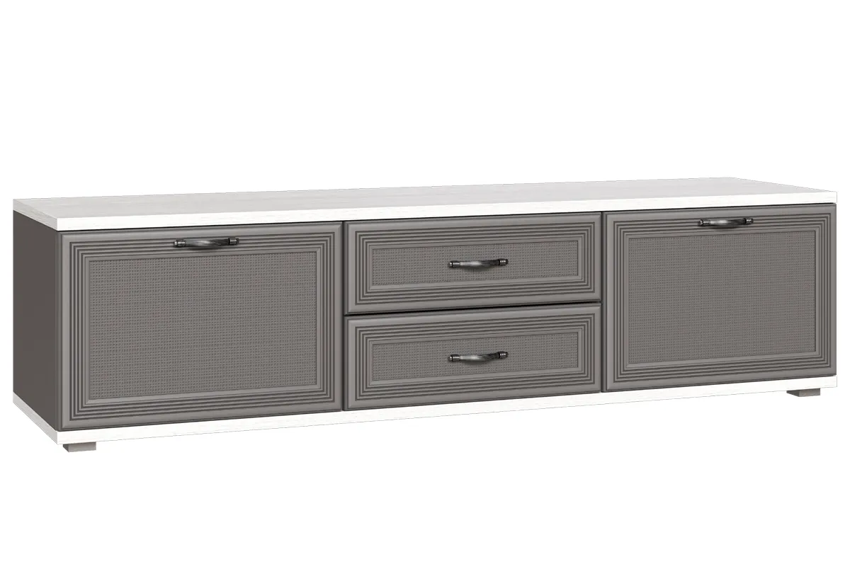 Тумба ТБ-1034-СЯ-СО (Снежный Ясень / Серый Оникс)