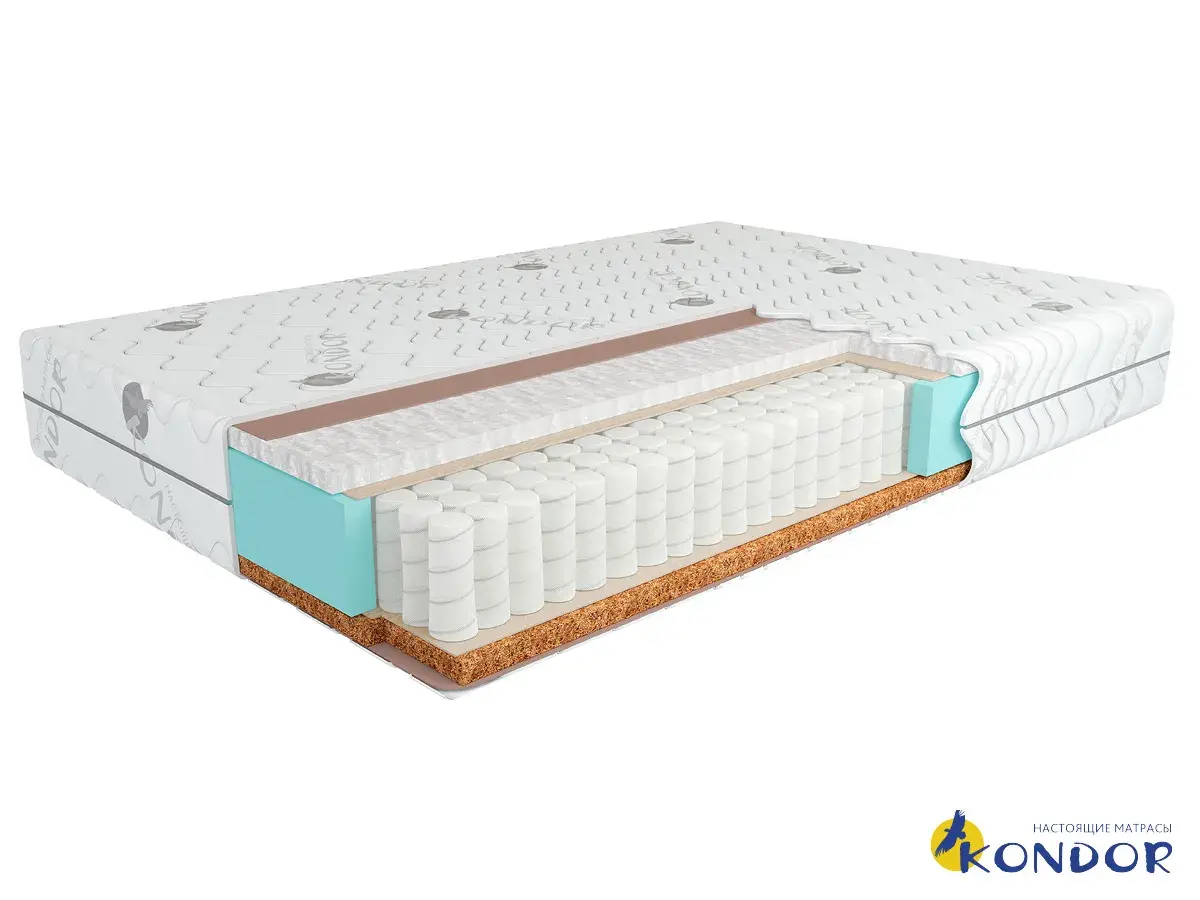 Матрас Kondor Binom Medio 90х200х18 жаккард Матрас Kondor Binom Medio 90х200х18 жаккард