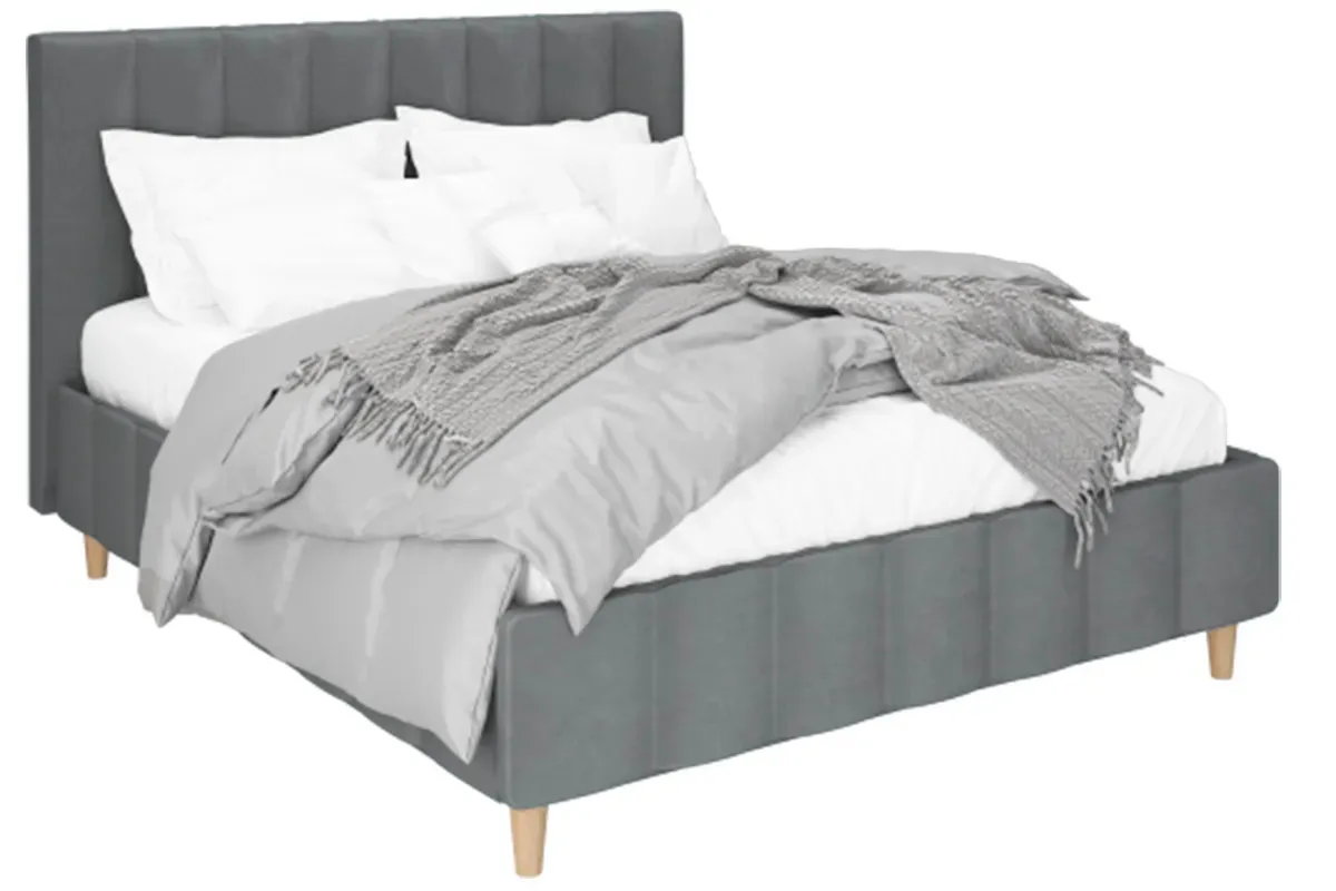 Кровать Сицилия 160х200 с ПМ (Civilia 25/Серый) 1 кат.