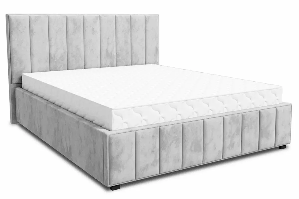 Кровать Кордова-1 с ПМ 160х200 (Lovers-8 / Серый) 2 кат.