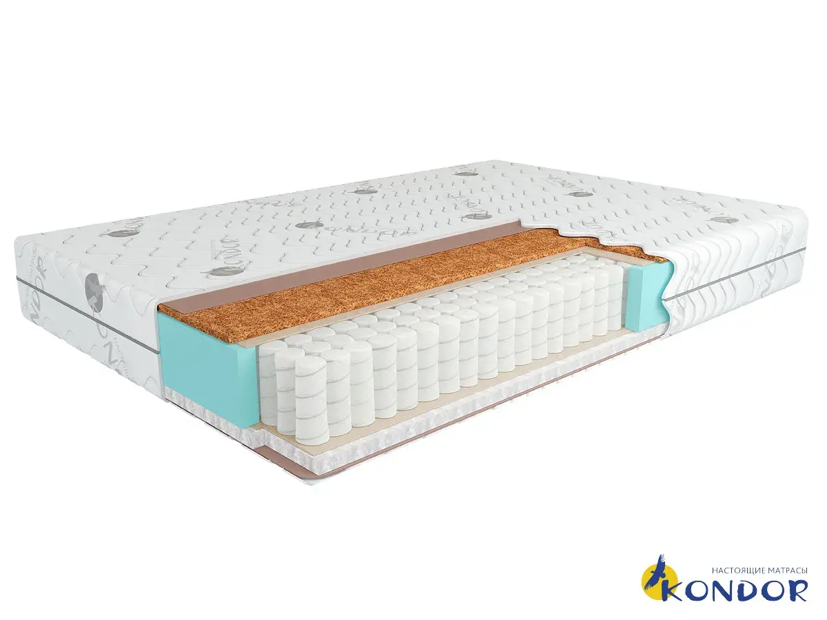 Матрас Kondor Simpo Medio 120х200х17 жаккард Матрас Kondor Simpo Medio 120х200х17 жаккард