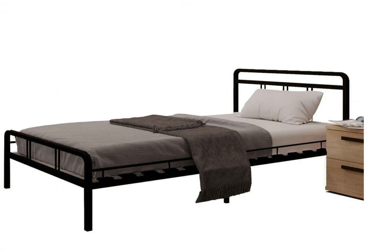 Кровать Леон (Чёрный) 90х200
