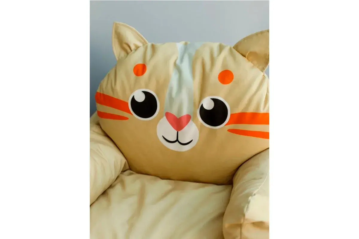 Пуфик Кошечка S Бежевый