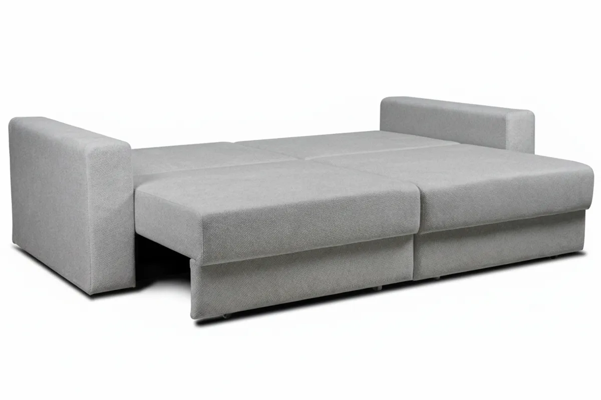 Диван Vega 2 (Набивные подушки / Отстрочка / НПБ) Джекпот - Дав (11) (Светло-серый)