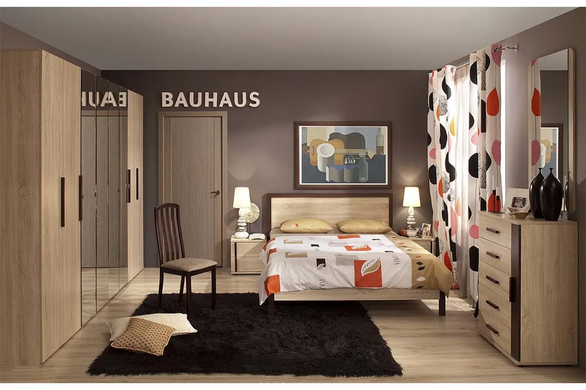 Спальня Bauhaus (Дуб сонома) фото