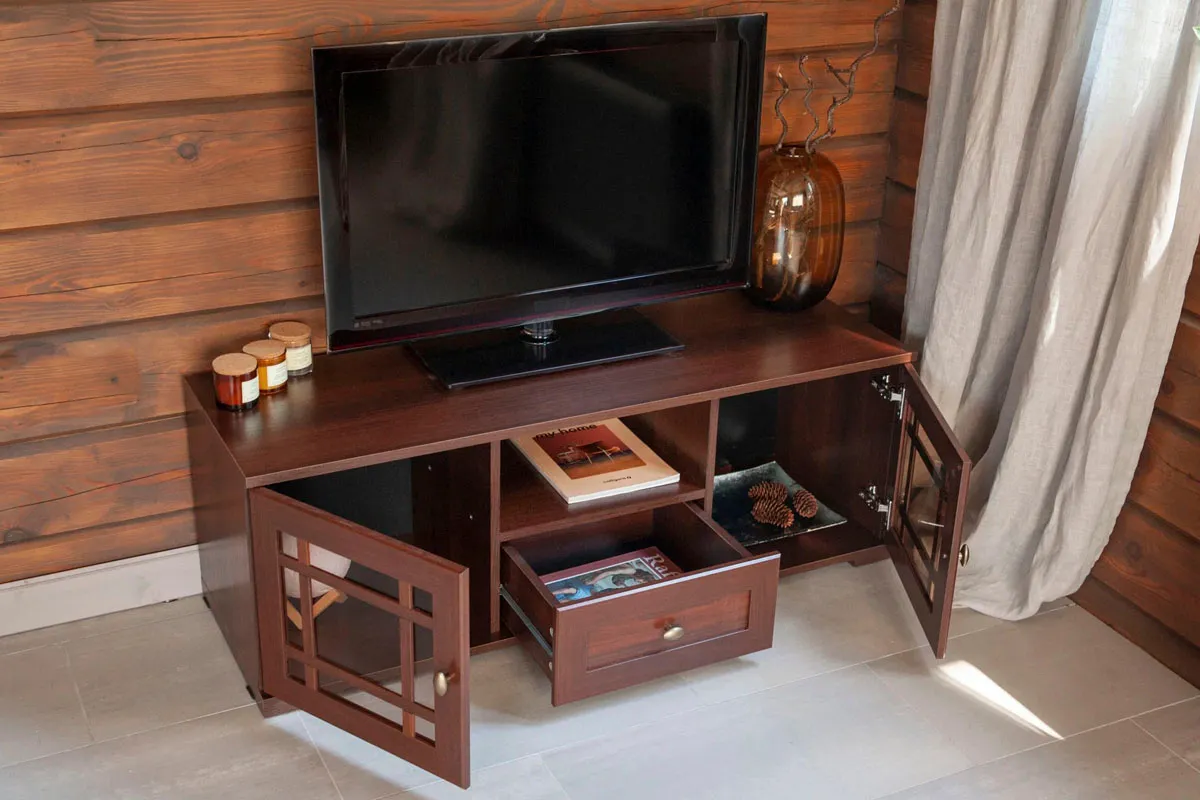 Sherlock 3 Тумба ТВ орех шоколадный