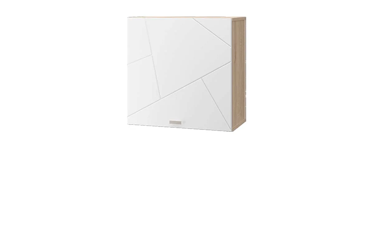 Шкаф настенный Скайлайн 600 (Белый шагрень)