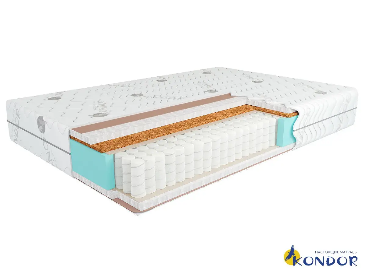 Матрас Kondor Simpo-2 Medio 80х200х18 жаккард Матрас Kondor Simpo-2 Medio 80х200х18 жаккард