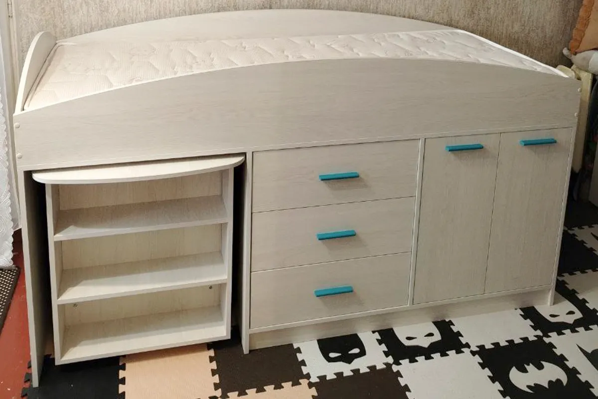 Кровать двухъярусная Каприз 12 без рисунка фото