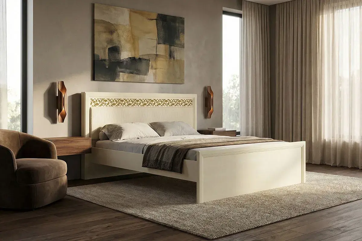 Кровать Ливадия Л8б без ортопед. основания 180х200 (Weave)