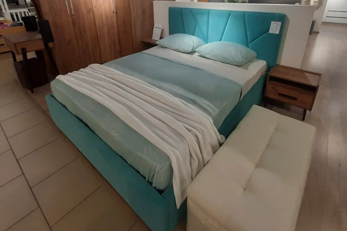 Кровать Рица-1 с ПМ 160х200 (Teddy 654) 6 кат.