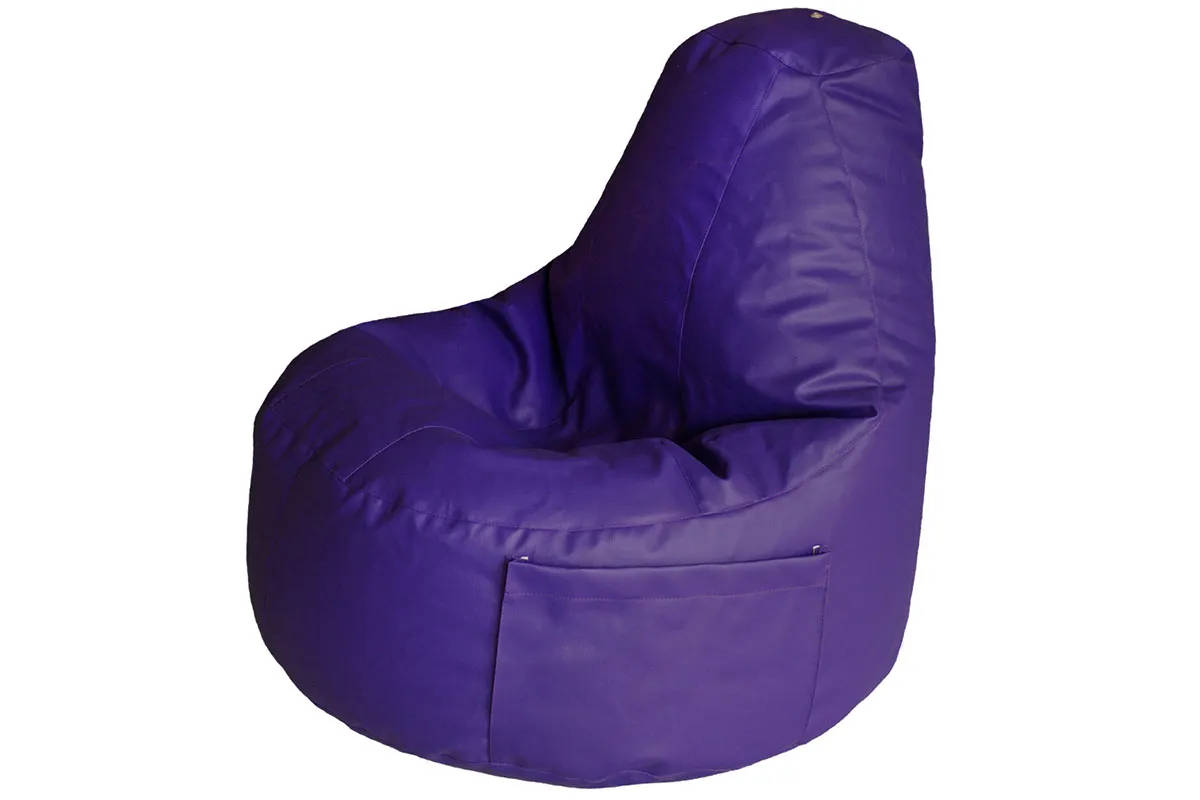 Кресло-мешок Комфорт (Экокожа) Экокожа Фиолетовый