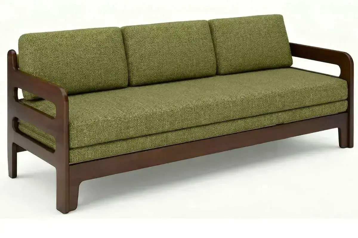 Диван Форвард (Орех / Ткань Savana Green) 2 кат.