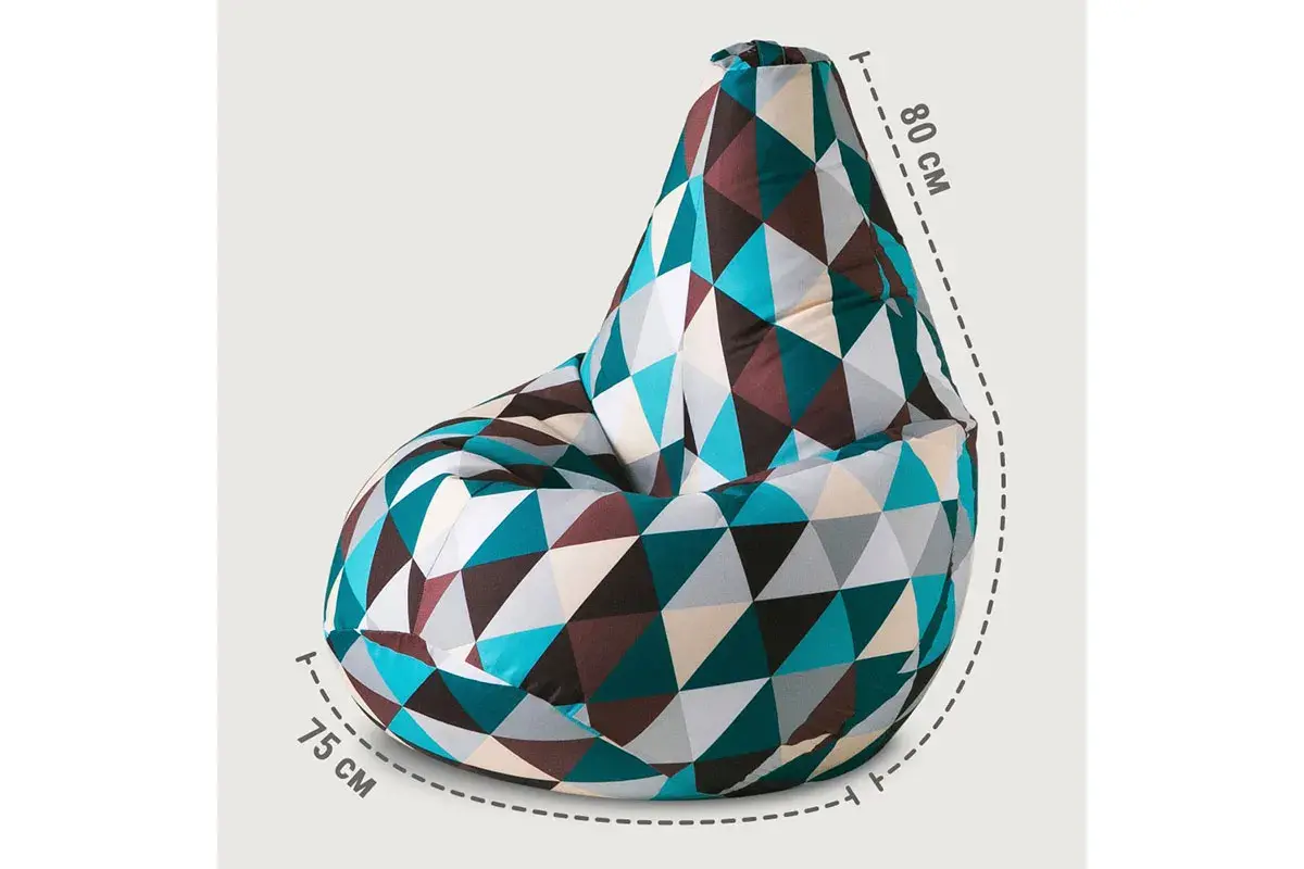 Кресло-мешок Груша Стандарт 3XL (Мебельный хлопок / Ромб)