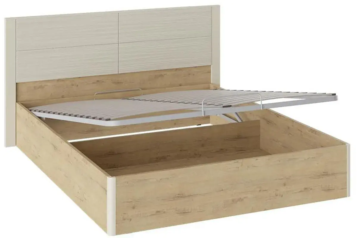 Кровать Николь с ПМ 160х200 (Бунратти / Фон Бежевый)