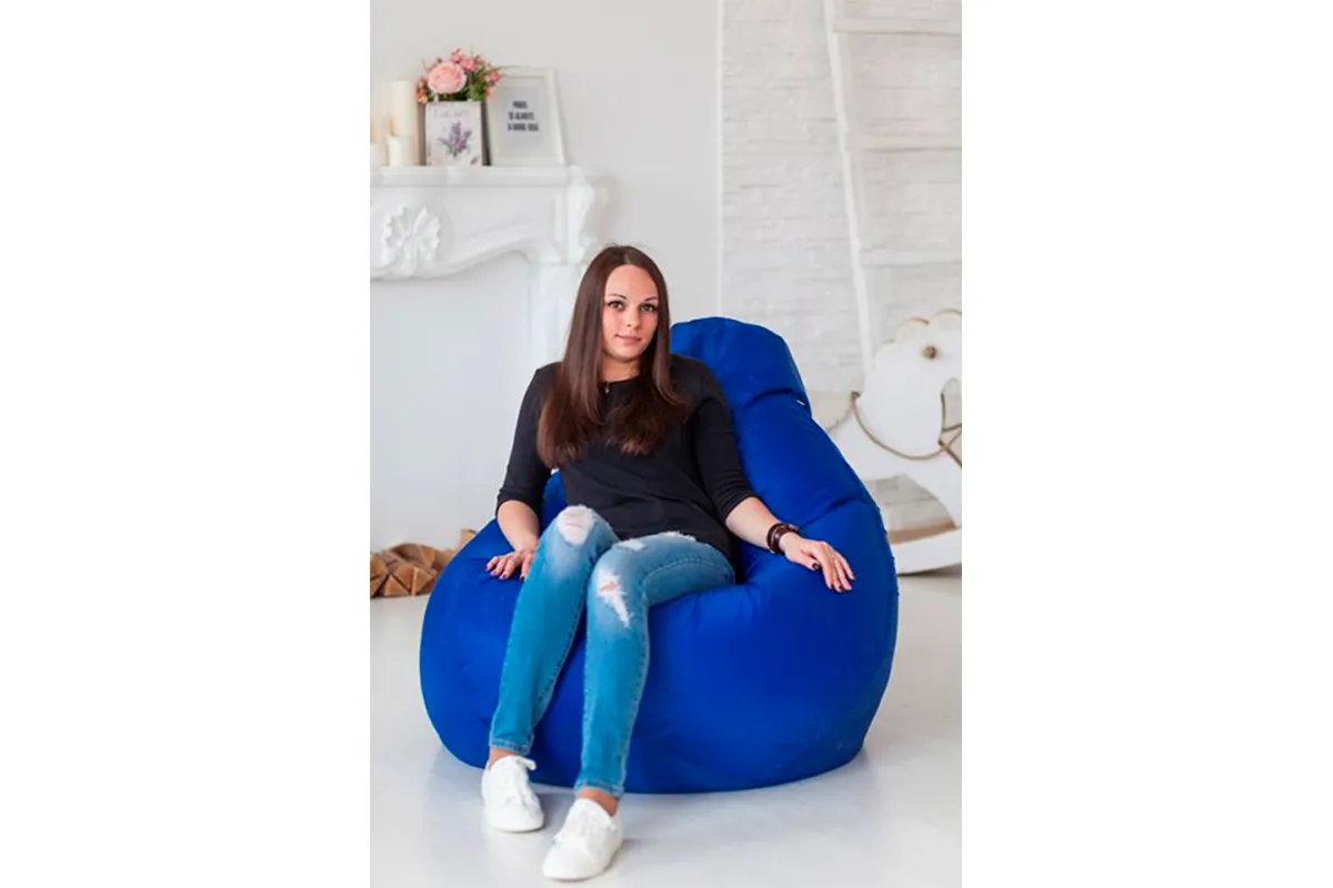 Кресло Мешок Груша (Оксфорд / Синий) 2XL