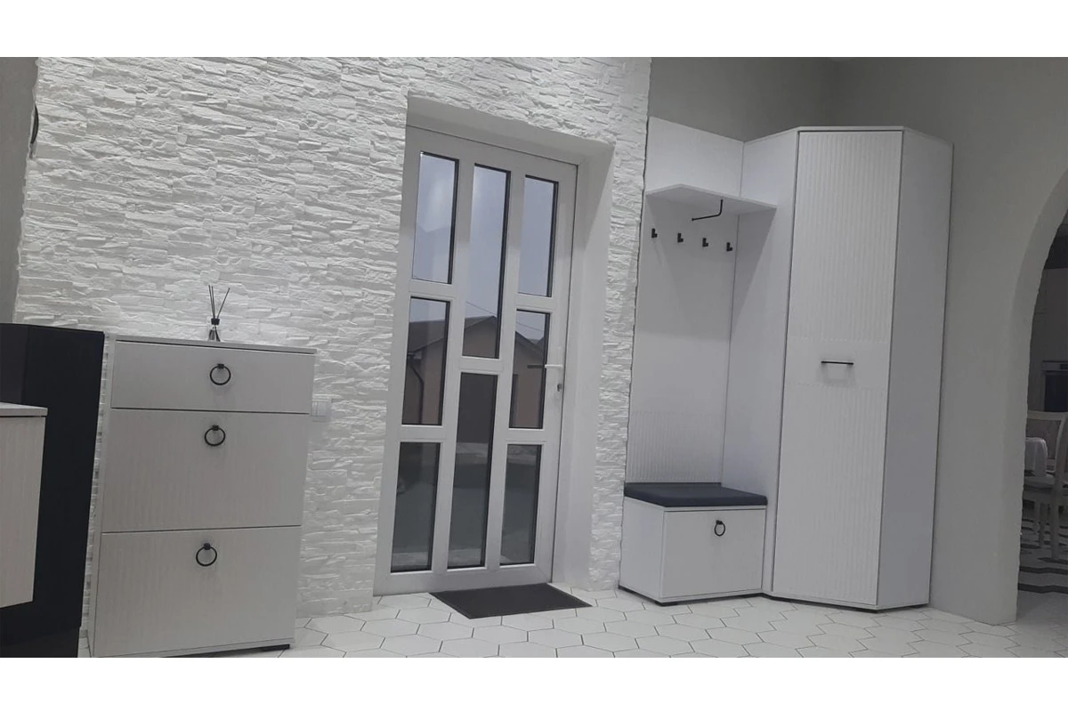 Вешалка настенная Шарлиз (Белый)