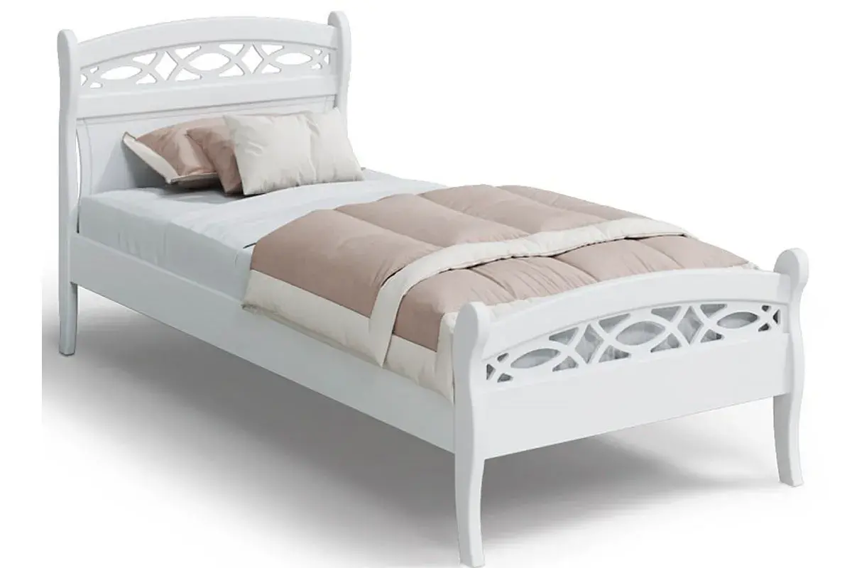 Кровать Натали 90х200 (Белая)