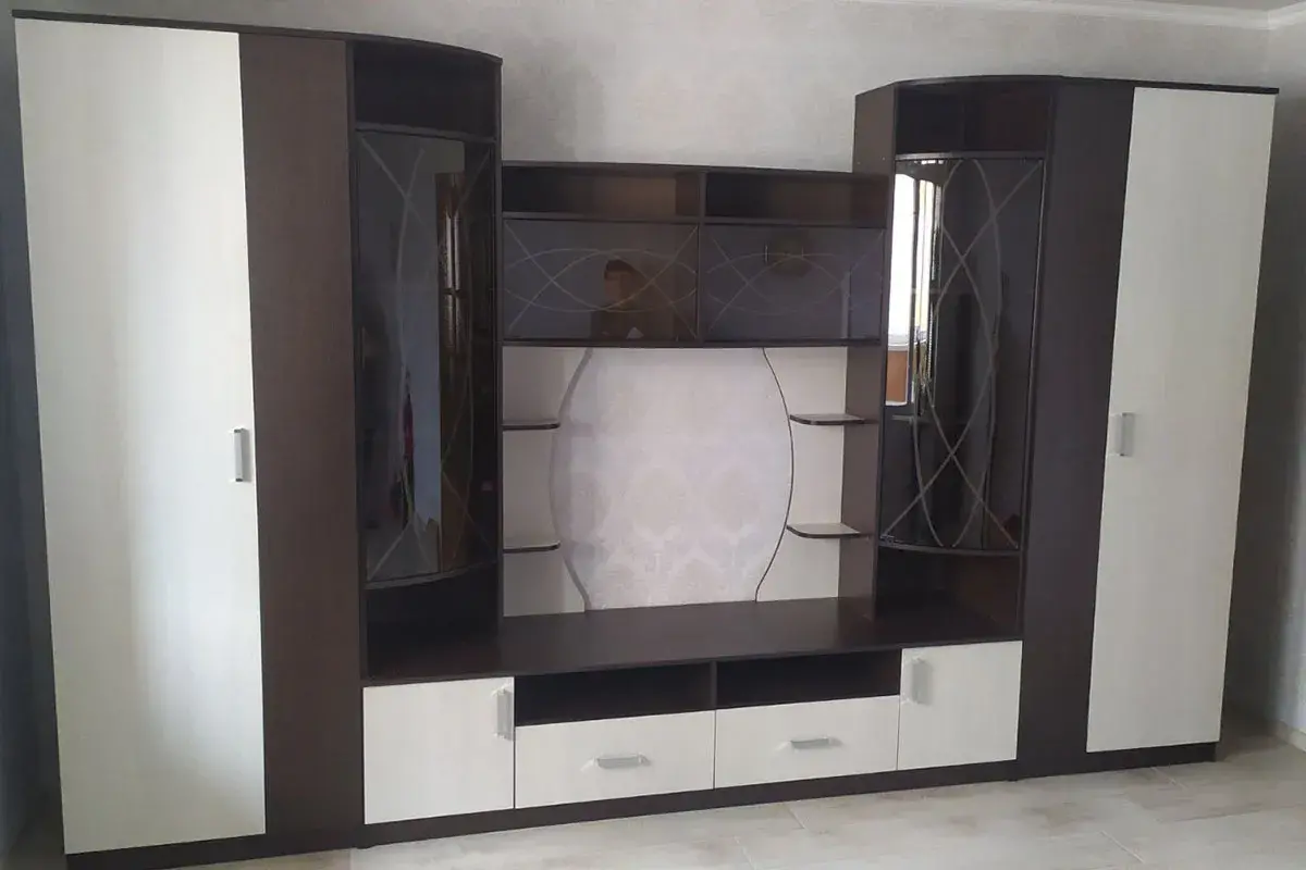 Палермо Гостиная Дуб венге/анкор белый