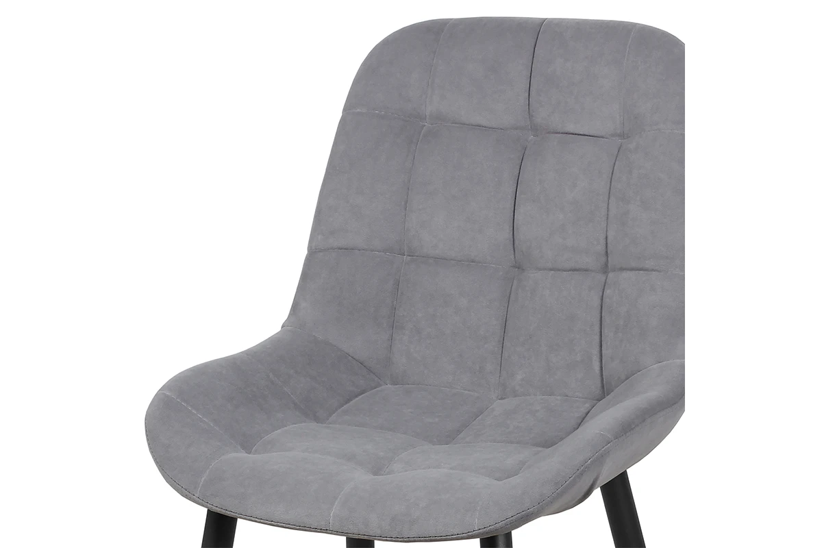 Стул Тоскана (Муар черный/Велюр Dream Grеу) СРП-033