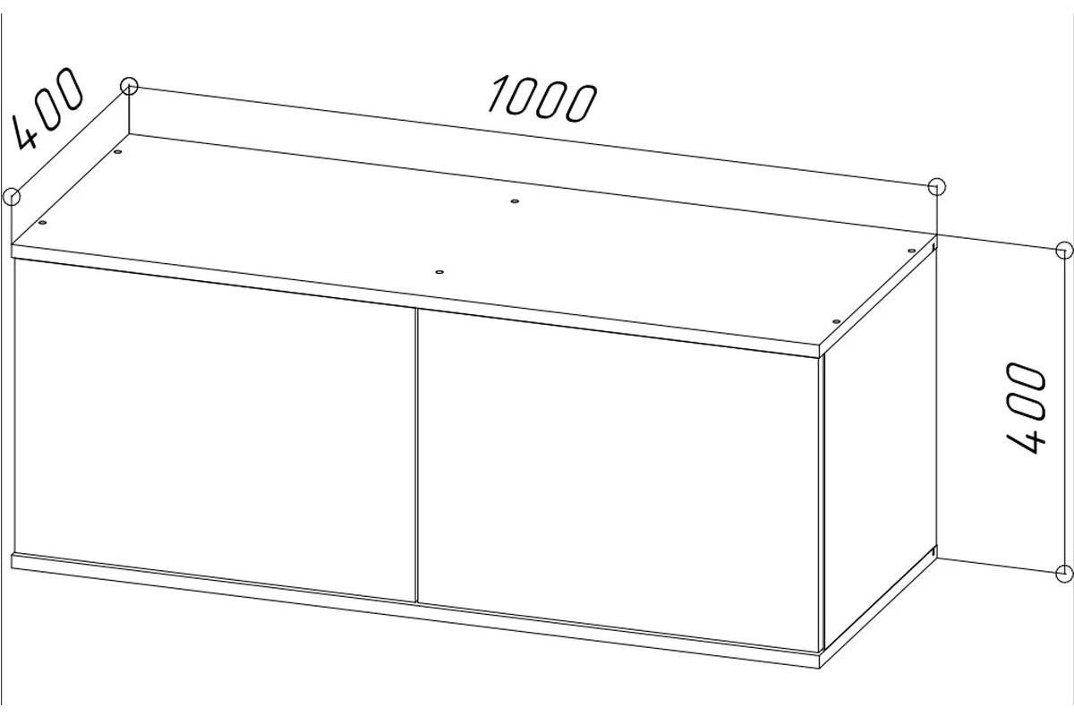 Антресоль Stark 100 (Графит) 71579693