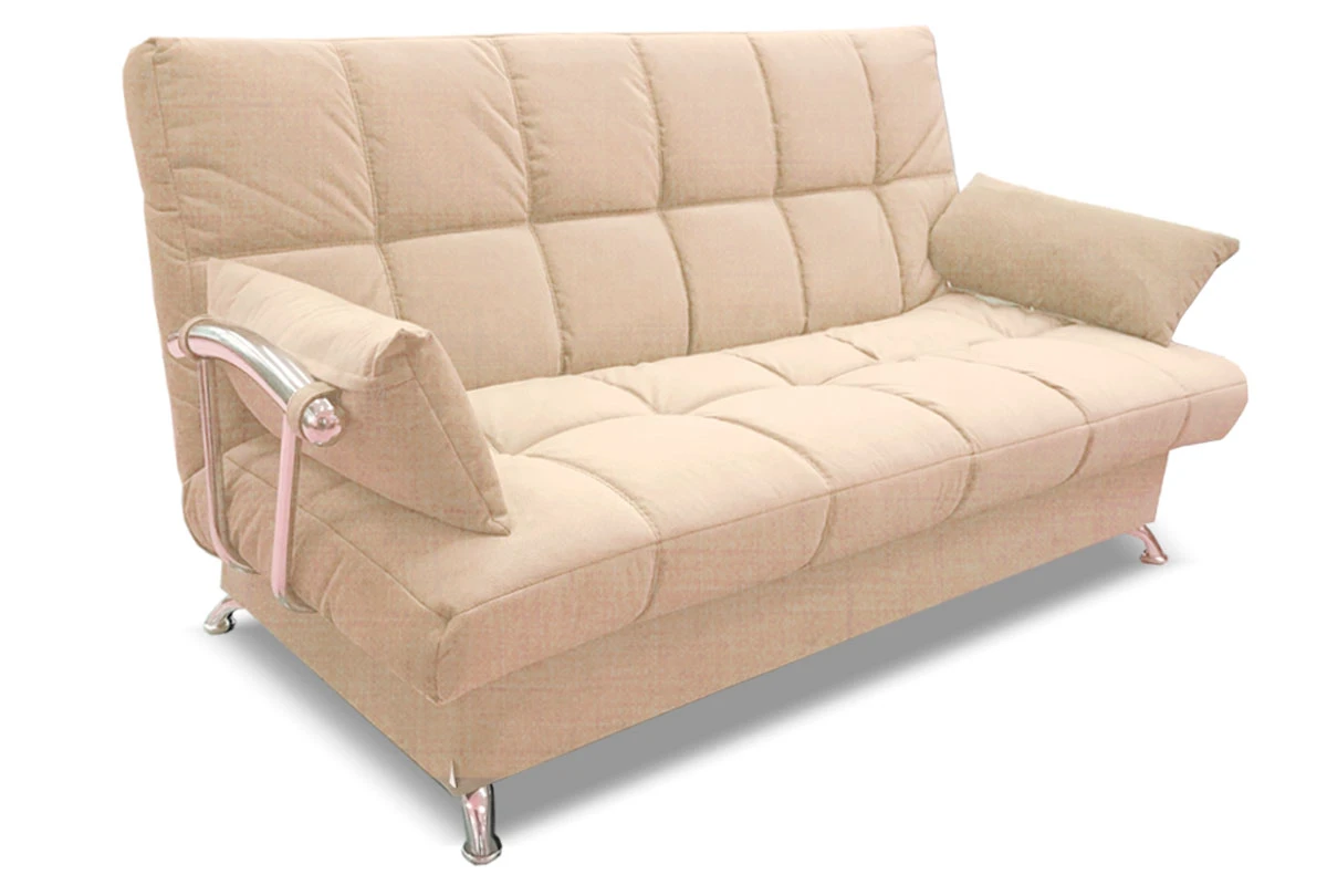 Диван-кровать Финка с хром. бок. "Регина-45.2" Dublin 04 Темно-бежевый