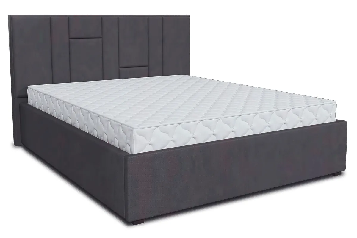 Кровать Монтана-1 с ПМ 160х200 (Lovers-10 стоун) 2 кат.