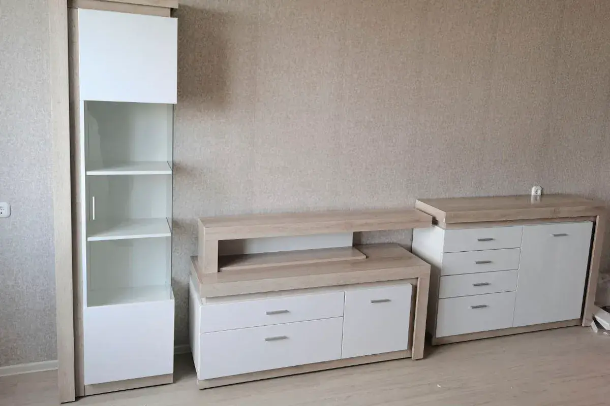 Комод Люмен 3 белый снег глянец