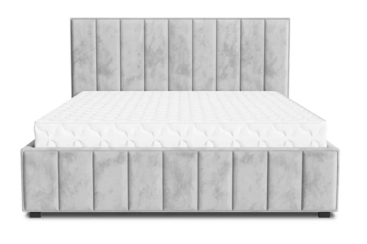 Кровать Кордова-1 с ПМ 160х200 (Lovers-8 / Серый) 2 кат.
