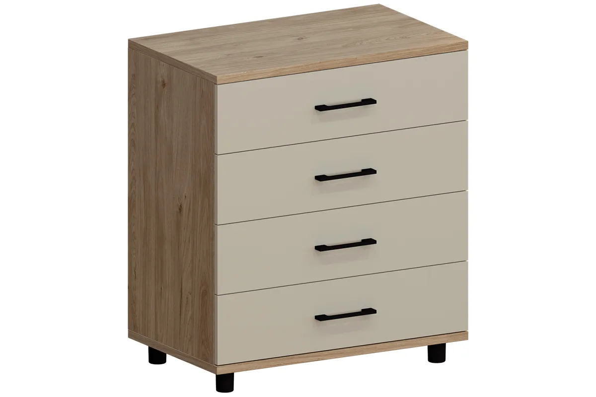 Комод КМ-5032-ГС-КМ (Гикори Джексон Светлый / Кашемир Матовый)