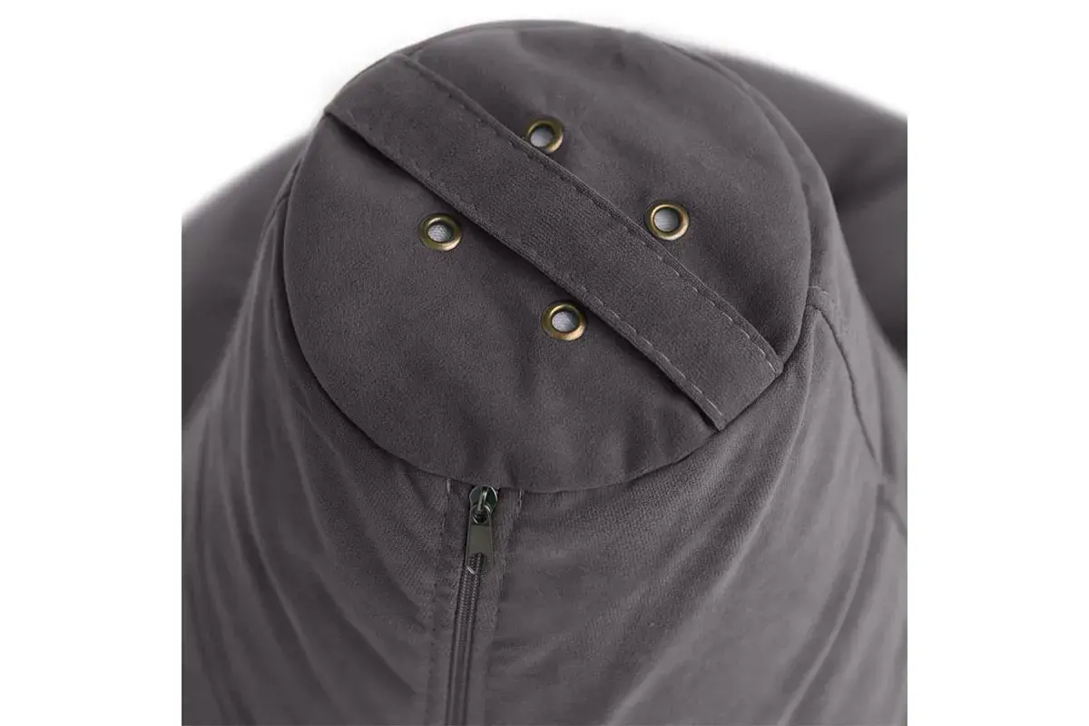 Кресло-мешок Груша Стандарт 3XL (Велюр / Темно-серый)