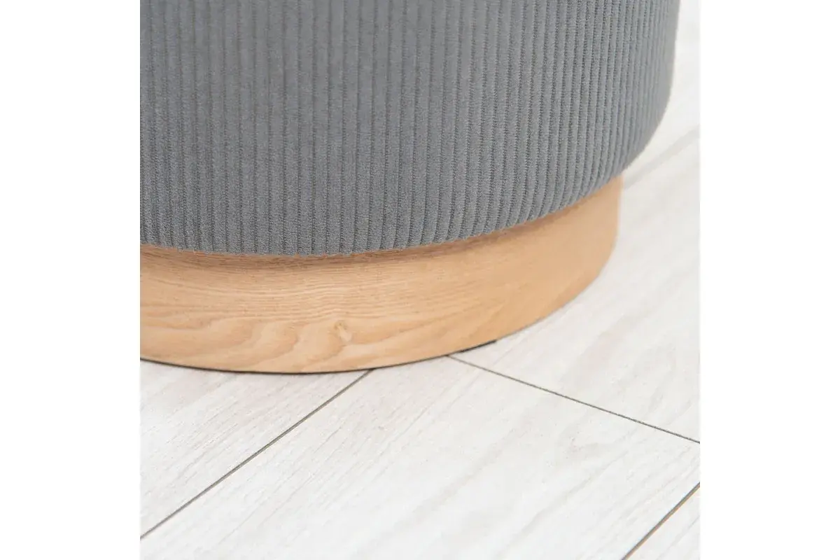 Пуф Марибор Стандарт (Велюр / Серый)