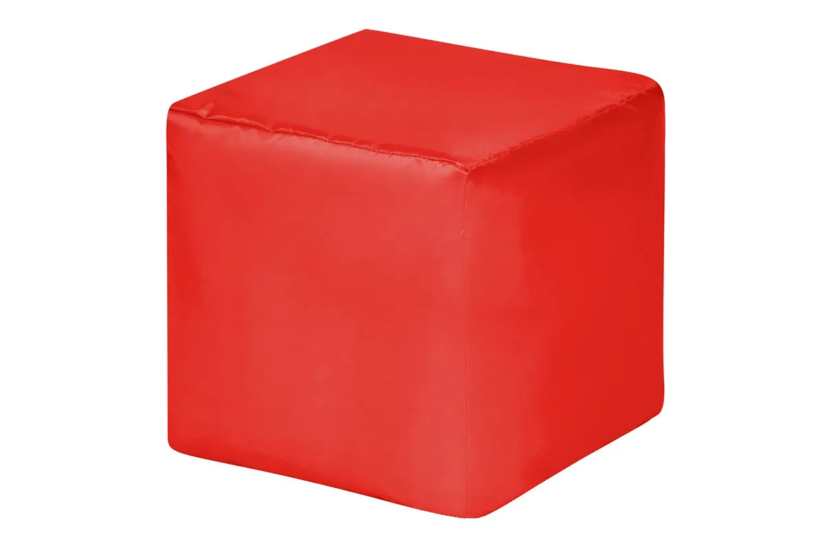 Пуфик Куб (Красный/Оксфорд)