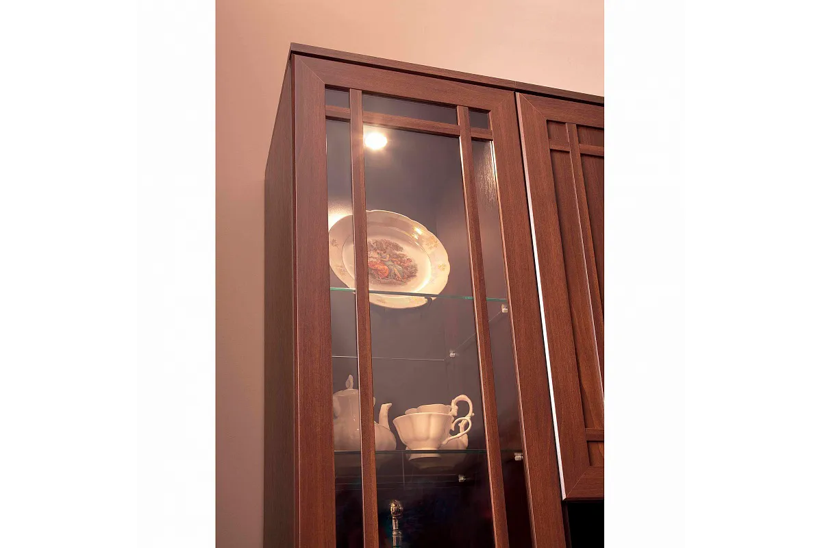 Шкаф для посуды Sherlock 131 правый (Орех шоколадный)