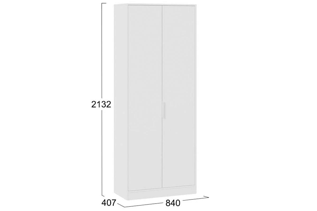 Шкаф для одежды Марли Исп. 2 (Белый)