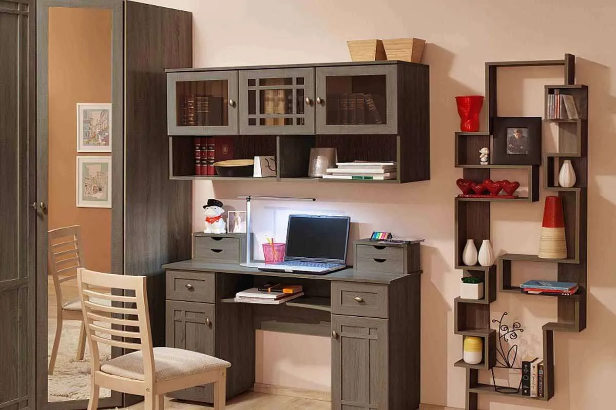 Sherlock 4 Шкаф навесной орех шоколадный