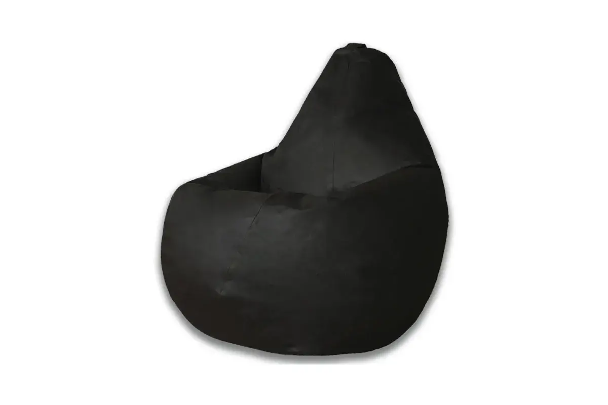 Кресло Мешок Груша 3XL (Черная/Экокожа)