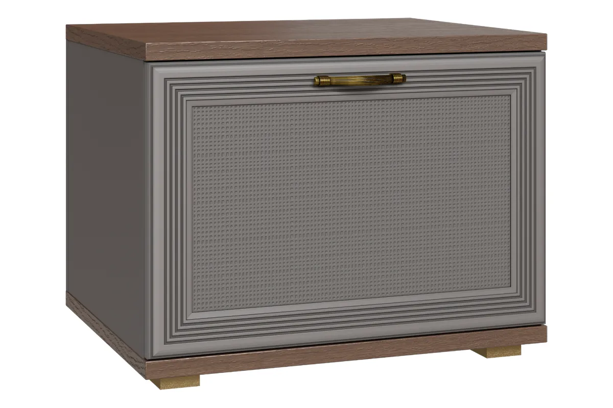 Тумба ТБ-1036-ГТ-СО (Гикори Джексон Темный / Серый Оникс)