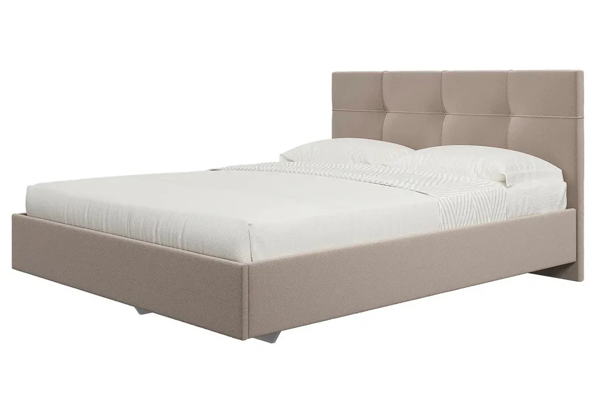 Кровать Kapriz с ПМ 140х200 (Newtone Light Beige / Бежевый)